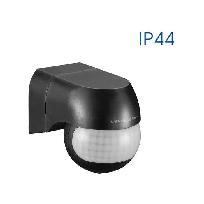 MOTION SENSOR RAFI SR18-B-BLACK IP44 VIVALUX - Сензори и датчици<<<Електроматериали<<<Строителни