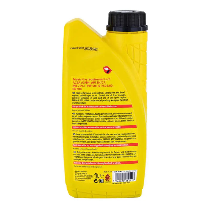 MOTOR OIL HTS 10W40 1L BARDAHL BAR-36241 - Моторни масла<<<Масла и добавки<<<Авто и вело<<<Praktiker