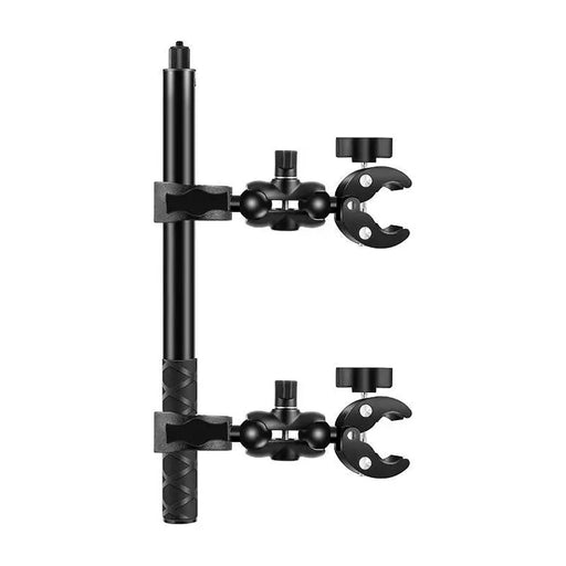 Motorcycle/bicycle mount PULUZ with two clamps and selfie stick 150 cm - Straps mounts