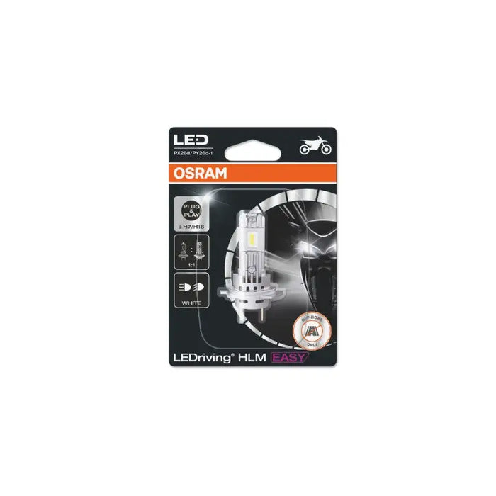 MOTORCYCLE LED LAMP 64210DWESY MOTOR H7/H18 LED 16W12V PX26D BLI1 OSRAM - Диодни<<<Основно осветление