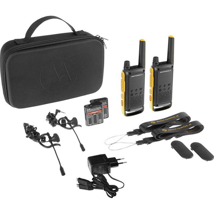 Walkie-Talkie Motorola T82 Extreme (2 Pcs) Black Yellow