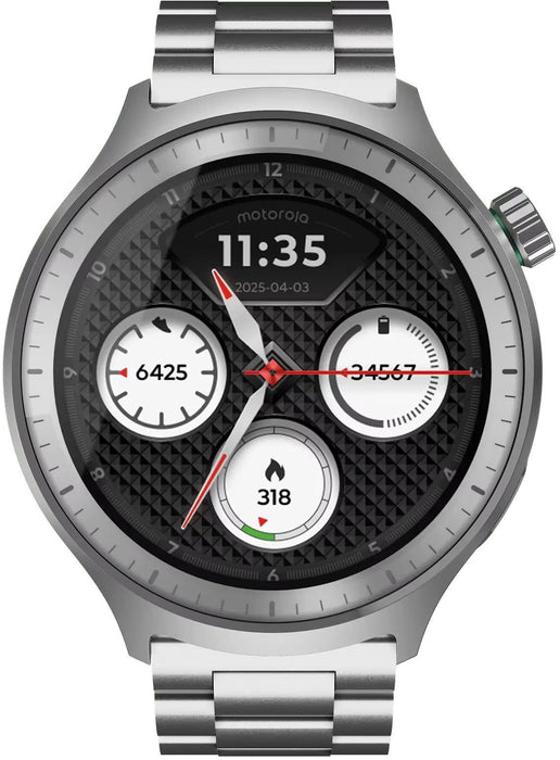 Smartwatch Motorola Moto Watch 47mm Silver 1,43" 47 mm 46 mm Ø 47 mm