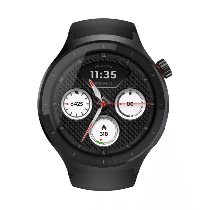 Smartwatch Motorola Moto Watch 47mm Black 1,43" 47 mm 46 mm Ø 47 mm