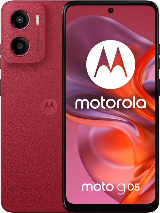 Smartfon Motorola Moto G05 4/128GB Plum Red