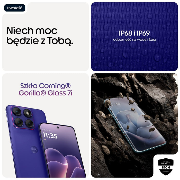 Motorola edge 70 fusion 17.2 cm (6.78") Dual SIM Android 16.0 5G USB Type-C 12 GB 256 GB 7000 mAh Violet