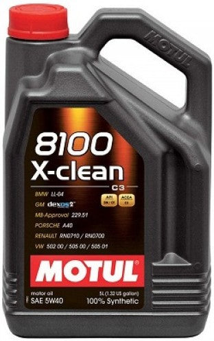 MOTUL 8100 X-CLEAN GEN2 5W-40 5L