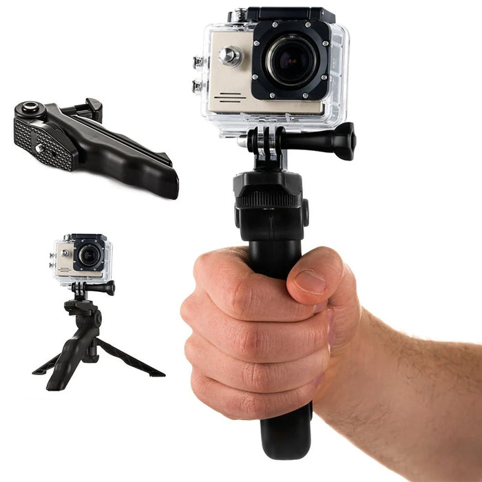 Mount with a mini tripod for GoPro SJCAM action cameras black - Sport products<<<HurtelXML