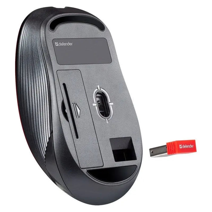 MOUSE DEFENDER GASSA MM-105 RF SILENT RED - MicePER-MYS<<<Input / Output DevicesPER<<<ActionPL