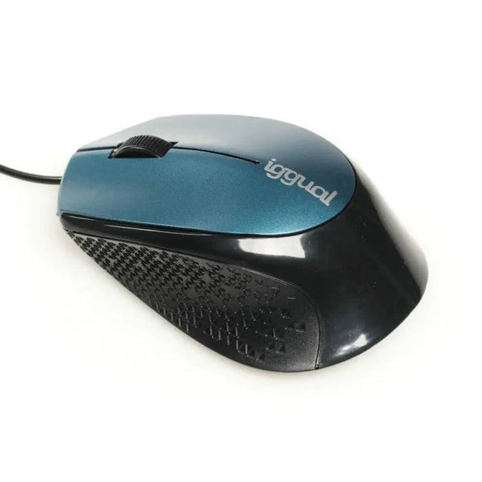 Mouse iggual COM-ERGONOMIC-R 800 dpi Blue Black/Blue - Електроника Периферни и резервни части<<<Компютри|