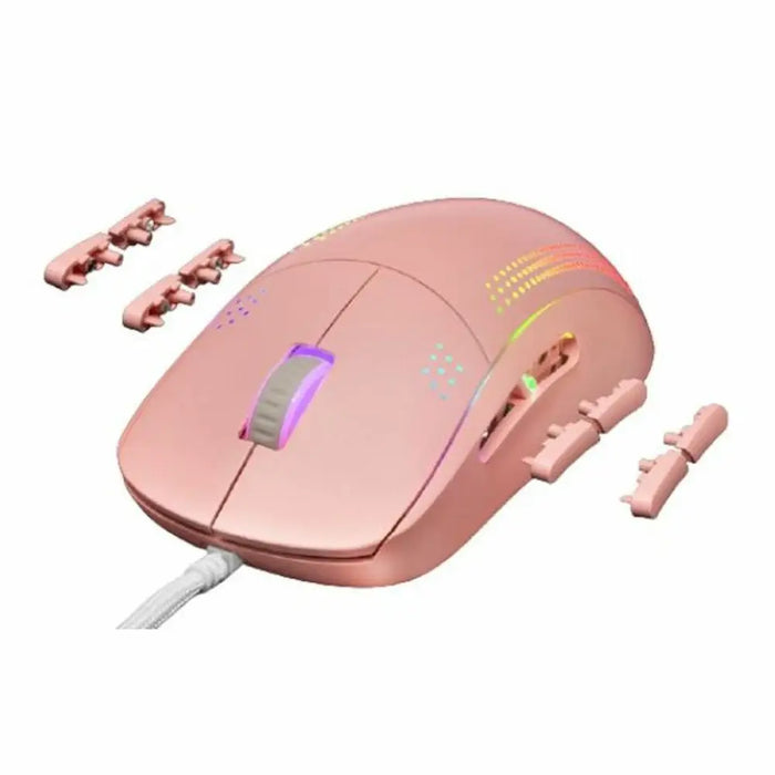 Mouse Mars Gaming MMPROP Pink - Компютър Игри<<<Компютри| Електроника<<<BigBuy&&&Гейминг Мишка и Подложка за