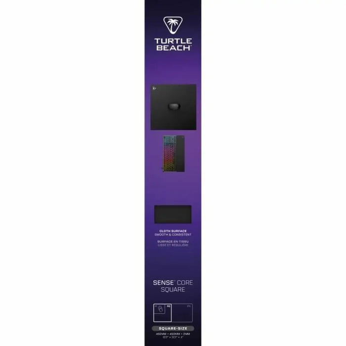 Mouse Mat Turtle Beach SenseCore Square Black - Компютър Игри<<<Компютри| Електроника<<<BigBuy&&&Гейминг Мишка и