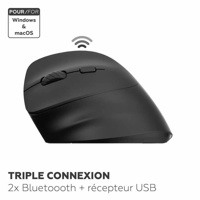 Mouse Mobility Lab ERGO M30W LEFT Black Vertical - Електроника Периферни и резервни части<<<Компютри|