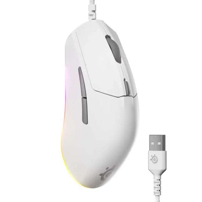 Mouse SteelSeries 62516 White - Електроника Периферни и резервни части<<<Компютри| Електроника<<<BigBuy&&&Мишки &