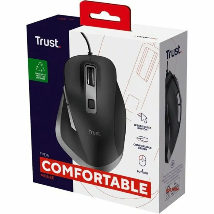 Mouse Trust Fyda Black - Електроника Периферни и резервни части<<<Компютри| Електроника<<<BigBuy&&&Мишки &