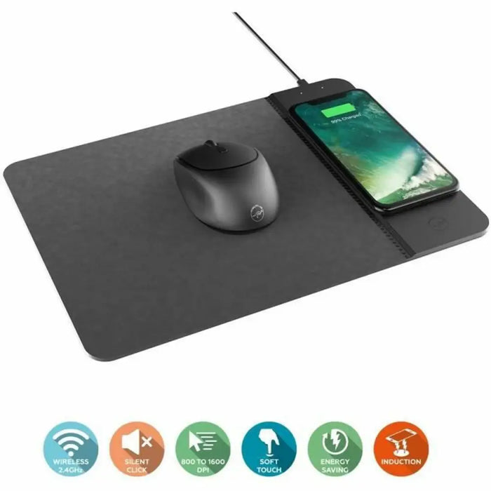Mouse with Wireless Charging Pad Mobility Lab ML305332 Black - Електроника Периферни и резервни части<<<Компютри|