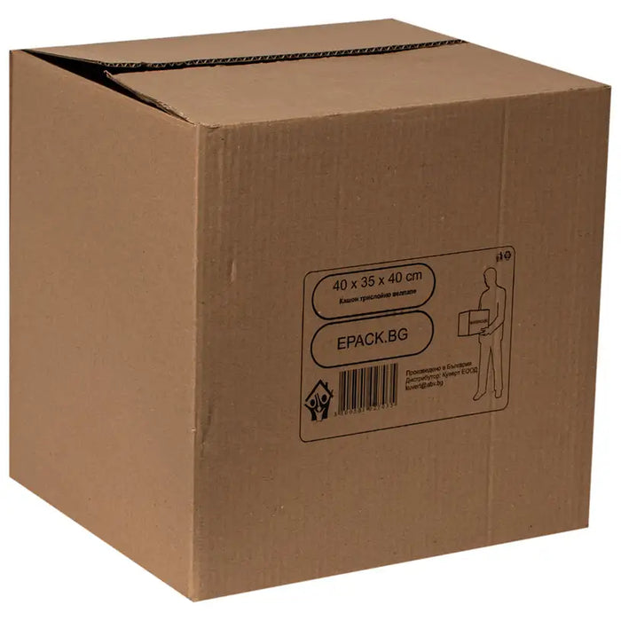 MOVING CARTONS THREE-LAYER CORRUGATED CARDBOARD 40X35X40 CM GREEN WAY - Опаковане<<<Домашни потреби<<<Кухня<<<Praktiker