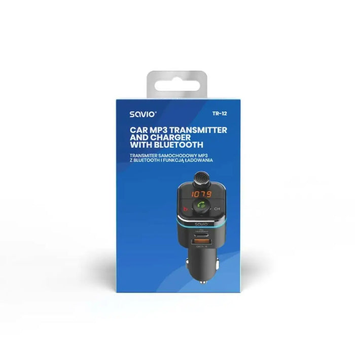 MP3 Player and FM Transmitter for Cars Savio TR-11/B - Блутут комплекти за свободни ръце за автомобил<<<Електроника GPS