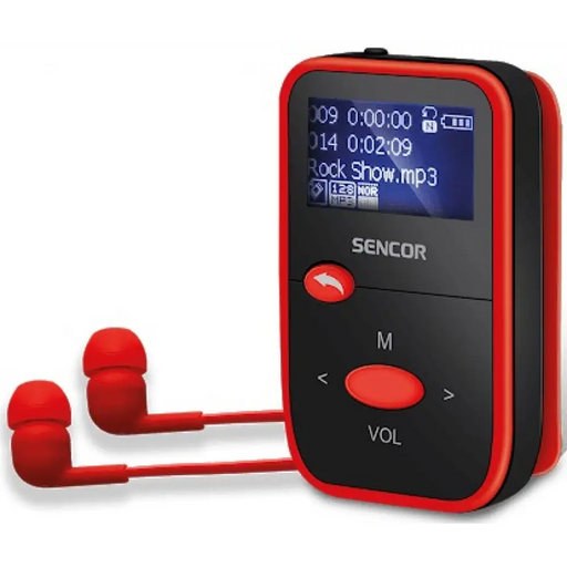 MP3 player Sencor SFP4408RD - MP3/MP4 плеъри<<<Плеъри<<<Телевизори Аудио и видео<<<TechMart