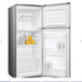 MPM MPM-125-CZ-11/E silver refrigerator with a freezer - Freestanding refrigerator-freezers