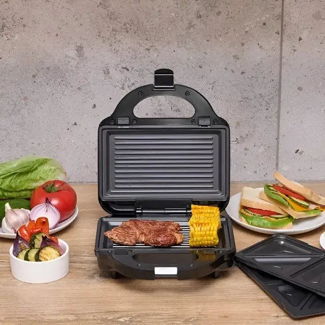 MPM MOP-54 Sandwich Toaster 5-in-1 Black - ToastersAGD-OPK<<<Home Appliance - ProductsAGD<<<ActionPL