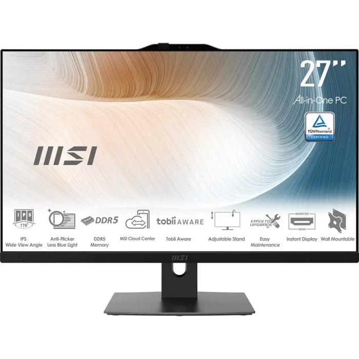 MSI Modern AM272P 1M-1098EU All-in-One PC/workstation Intel Core 5 120U 68.6 cm (27’’) 1920 x 1080 pixels 8 GB