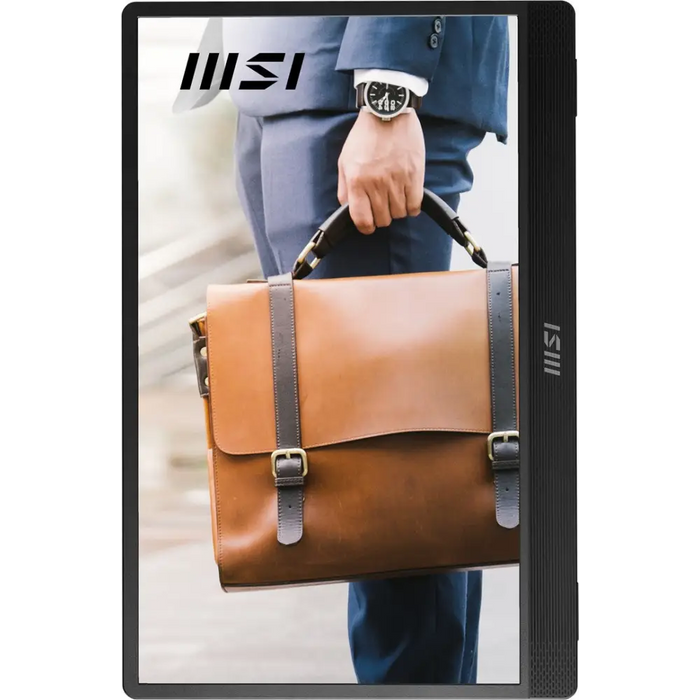 MSI PRO MP161 E2U portable TV/monitor Portable monitor Black 39.6 cm (15.6’’) LED 1920 x 1080 pixels - LCD