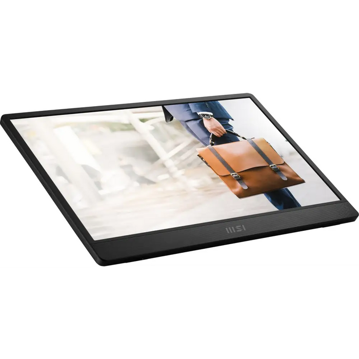 MSI PRO MP161 E2U portable TV/monitor Portable monitor Black 39.6 cm (15.6’’) LED 1920 x 1080 pixels - LCD