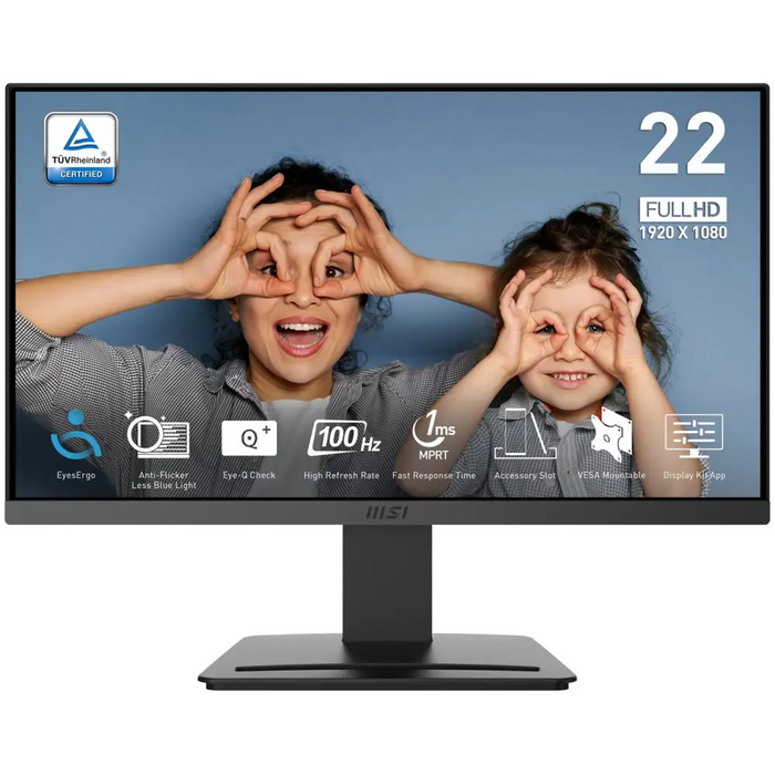 MSI PRO MP223 E2 computer monitor 54.5 cm (21.4’’) 1920 x 1080 pixels Full HD LED Black - LCD