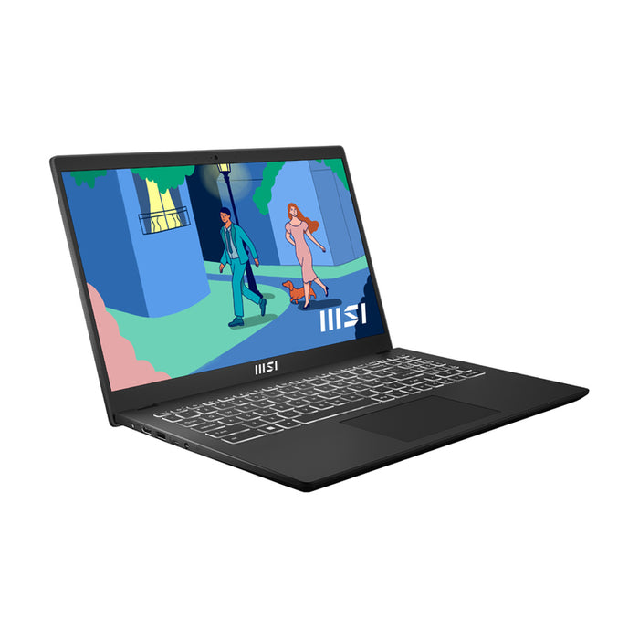 Laptop MSI MODERN 15 B7M 9S7-15HK12-456 15.6 ", AMD RYZEN 5 7430U, RAM 16 GB, SSD 512 GB, AMD RADEON GRAPHICS, WINDOWS 11, CLASSIC BLACK