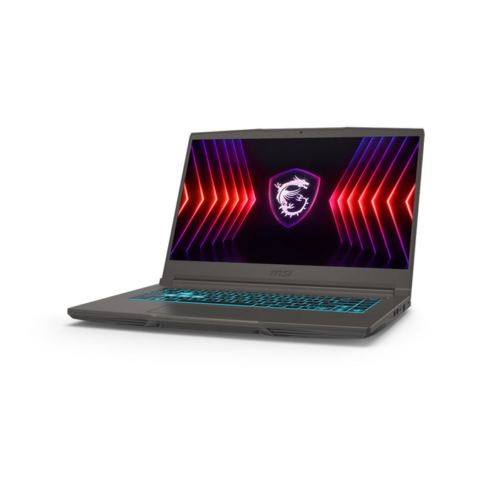 Gaming laptop MSI Thin 15 B13VE 9S7-16R831-3401 15.6 ", INTEL CORE I5-13420H, RAM 16 GB, SSD 512 GB, NVIDIA GEFORCE RTX4050, 6 GB GDDR6, COSMOS GRAY