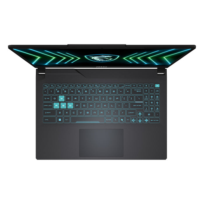 Gaming laptop MSI Cyborg 15 A13UC-2427XBG 9S7-15K112-2427 15.6 ", INTEL CORE I7-13620H, RAM 16 GB, SSD 512 GB, NVIDIA GEFORCE RTX3050, 4 GB GDDR6, BLACK