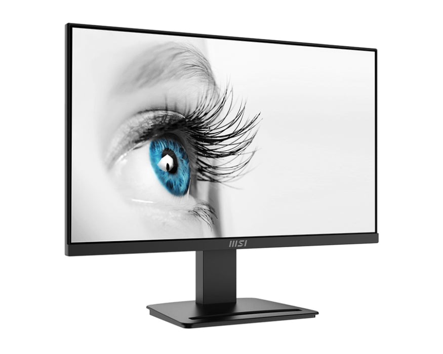 MSI PRO MP2412, 23.8", 100Hz, 1920x1080 FHD, VA, 1ms MPRT, 4ms GTG, 4000:1 CONTRAST RATIO, Anti-glare, 1x HDMI, 1x DP, VESA 75, Tilt, 300 cd/m2, 113% (CIE 1976), VESA 75mm, Display Kit App, T?V certified anti-flicker, 9S6-3BA9CH-042