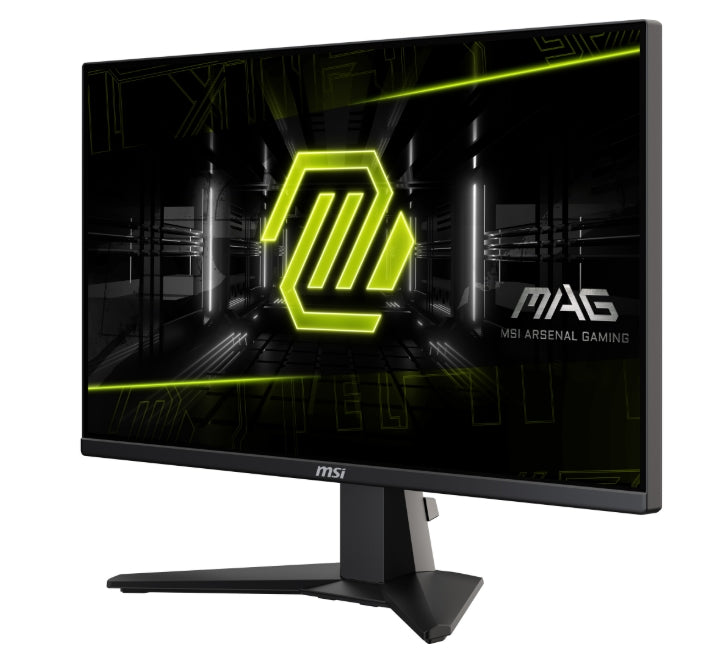 MSI MAG 255XF, 24.5", 0.5ms, 300Hz, Rapid IPS, 1920x1080 (FHD), 16:9, AMD FreeSync Premium, 90% DCI-P3, AG, HDR Ready, 250 nits, 1000:1, DCR 100M:1, DP(1.4a), 2xHDMI 2.0b, Tilt, VESA, Black, 3.3kg