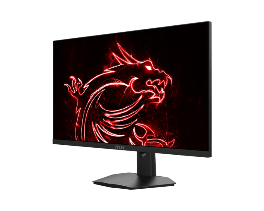 MSI G274F, 27", 180Hz, Rapid IPS, 1ms, 1920x1080 FHD, Nvidia G-sync compatible, HDR Ready, Night Vision, Anti-Flicker, LBL, 250 nits, 1000:1, 100M:1, 2xHDMI, 1xDP, 1xEarphone out, Tilt, Console mode, Frameless, Vesa 75, Black, 5.3kg