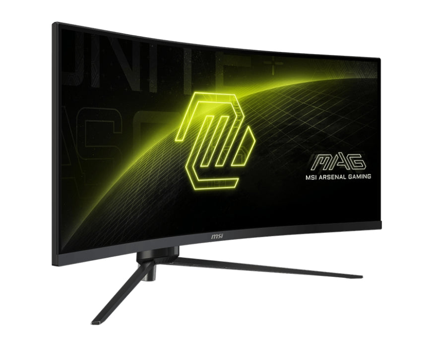 MSI MAG 345CQR, 34", VA, 180Hz, 1ms, UWQHD 3440x1440, 21:9, FreeSync Premium, HDR, Ai VISION, LBL, Night Vision, Console mode, VRR, CEC, 300 nits, 3000:1, 100M;1, DP (1.4a), 2x HDMI (2.0b), Headphone out, Adj.Stand 100mm, Swivel,Tilt, VESA