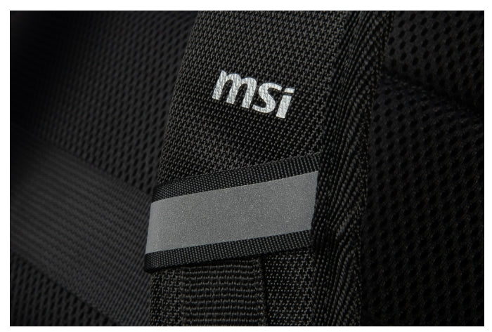 MSI Titan Gaming Backpack, Water resistant  IPX-2, Padded mesh back panel, All laptop up to 18", 51 x 34 x 9cm