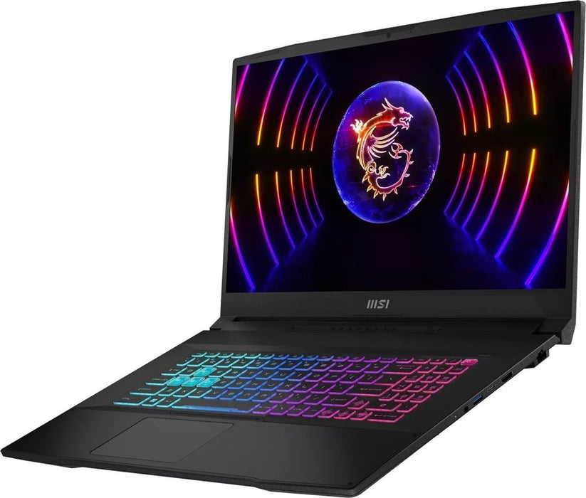 MSI Katana 17 B13VEK-1261XPL Intel® Core™ i7 i7-13620H Laptop 43.9 cm (17.3") Full HD 16 GB DDR5-SDRAM 1 TB SSD NVIDIA GeForce RTX 4050 Wi-Fi 6E (802.11ax) FreeDOS Black