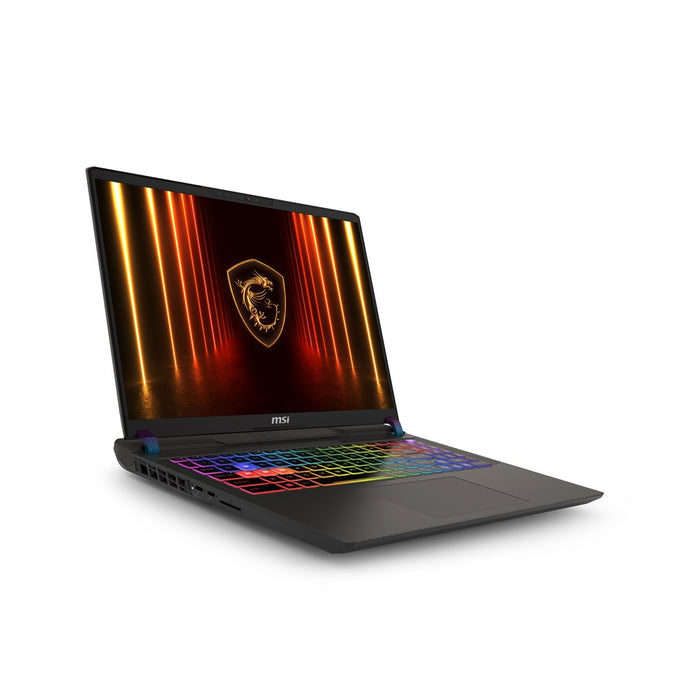 MSI Vector 16 HX AI A2XWHG-256PL Intel Core Ultra 7 255HX Laptop 40.6 cm (16") Quad HD+ 16 GB DDR5-SDRAM 1 TB SSD NVIDIA GeForce RTX 5070 Ti Wi-Fi 6E (802.11ax) Windows 11 Home Grey