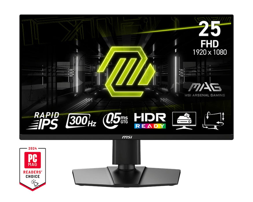 MSI MAG 255PXF computer monitor 62.2 cm (24.5") 1920 x 1080 pixels Full HD Black
