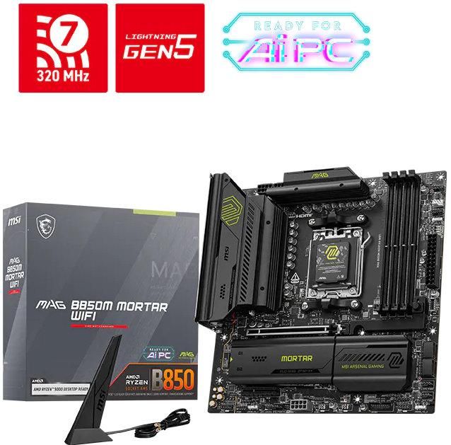 Motherboard MSI MAG B850M MORTAR WIFI AMD AM5