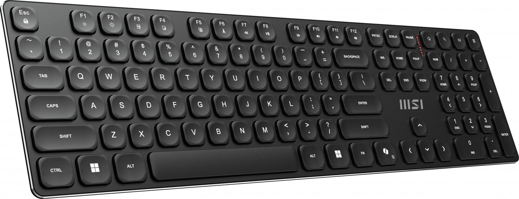 MSI FORGE K210 WIRELESS COMBO keyboard Mouse included Home/Office USB QWERTY US English Black