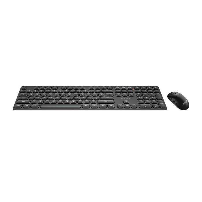 MSI FORGE K210 WIRELESS COMBO keyboard Mouse included Home/Office USB QWERTY US English Black