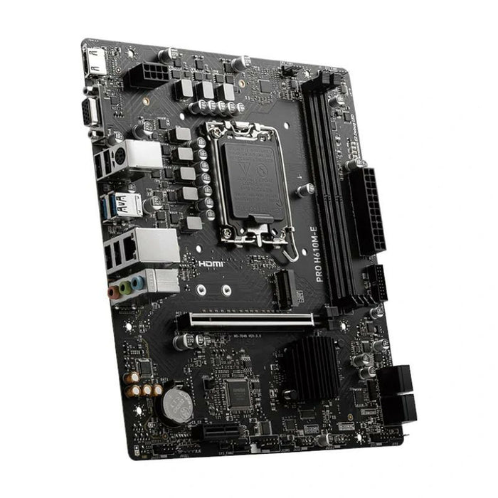 MSI PRO H610M-E Intel H610 LGA1700 2XDDR4 VGA HDMI mATX