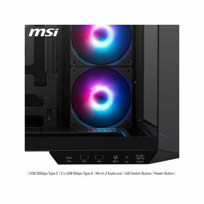 ATX Semi-tower Box MSI MAG PANO 100R PZ Black