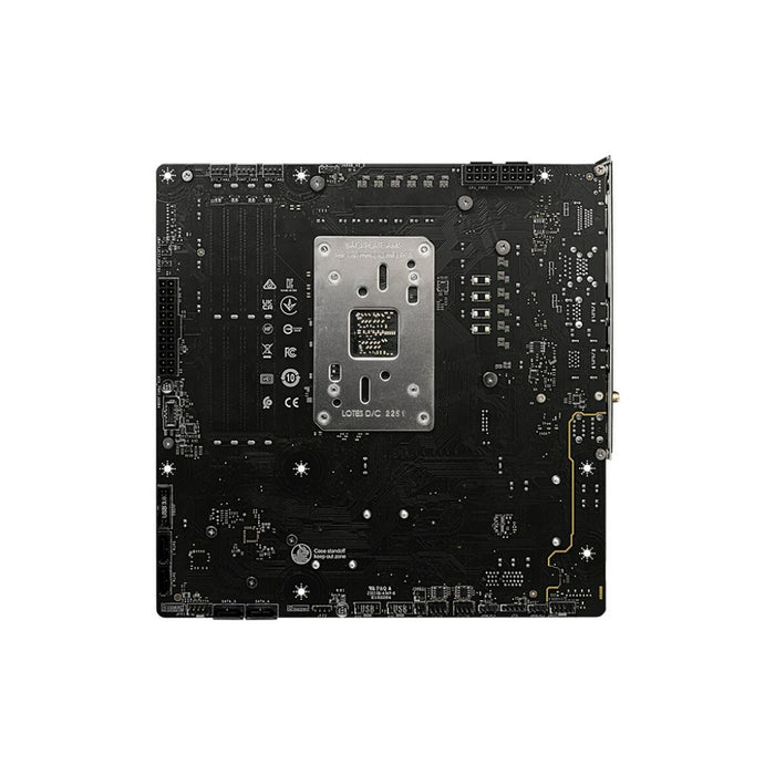 Motherboard MSI B650M PROJECT ZERO Intel Wi-Fi 6 AMD B650 AMD AM5