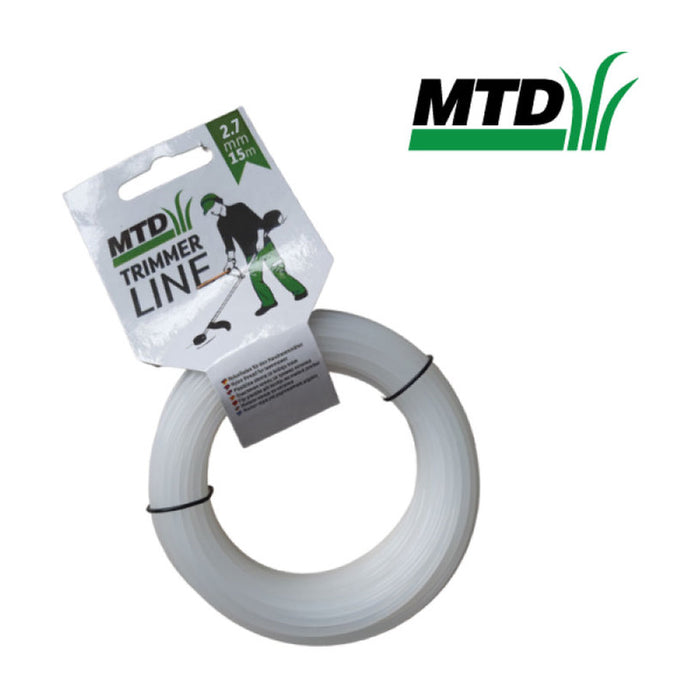 CORD FOR TRIMMER PROFILE CIRCLE MTD 2.7 MM 15 M