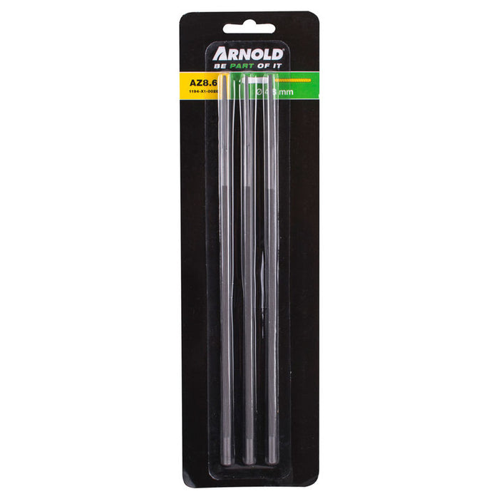 SET OF CIRCULAR FILES 3 PCS. 4.8MM MTD