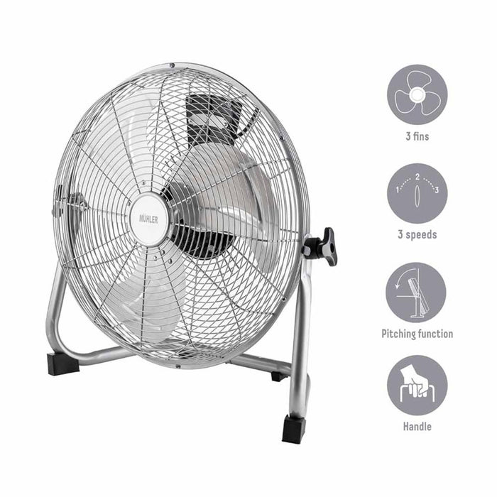 FLOOR FAN 14'' MUHLER FM-1413 METAL