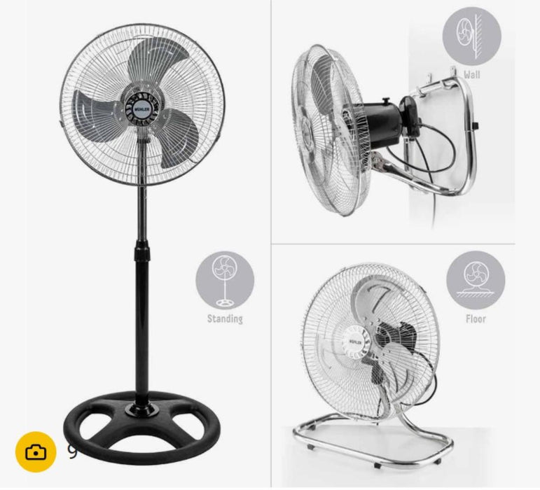 STAND FAN 18'' 3 IN 1 70W 8138