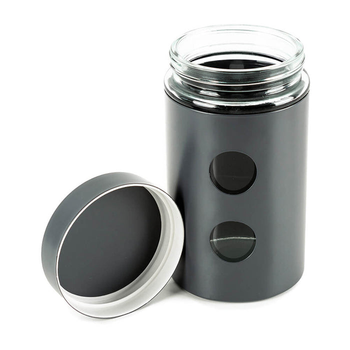 GLASS JAR 1.05 L GRAPHITE MUHLER